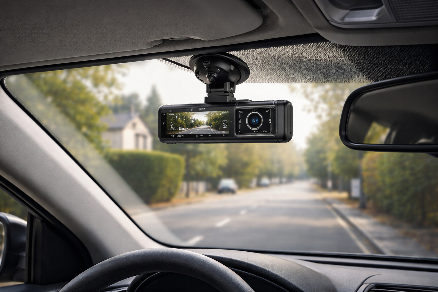 Vector Record — Dashcam 4K à 3 caméras