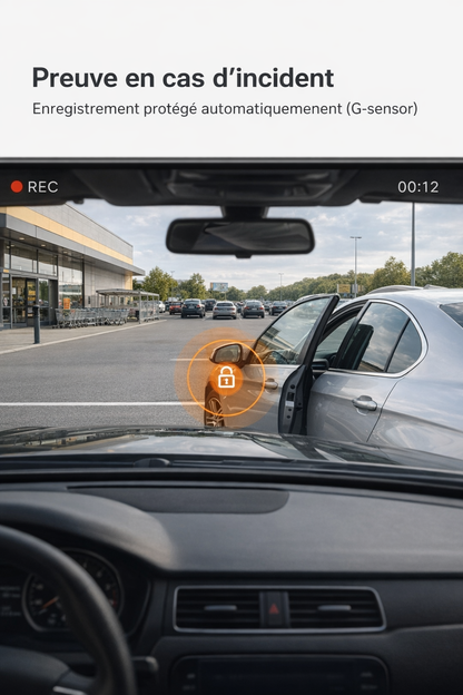 Vector Record — Dashcam 4K à 3 caméras