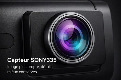 Vector Record — Dashcam 4K à 3 caméras